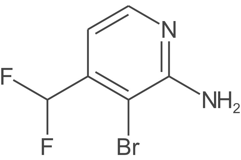 3-溴-4-(二氟甲基)吡啶-2-胺