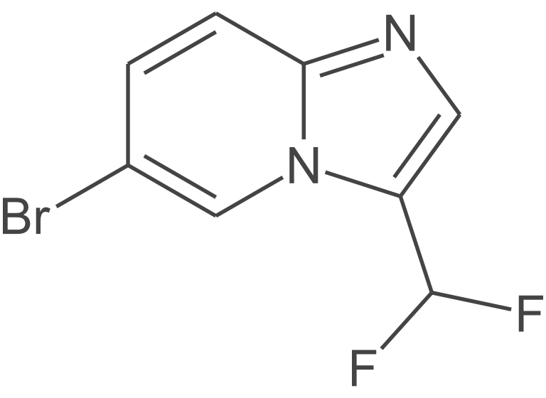 6-溴-3-(二氟甲基)咪唑并[1,2-a]吡啶