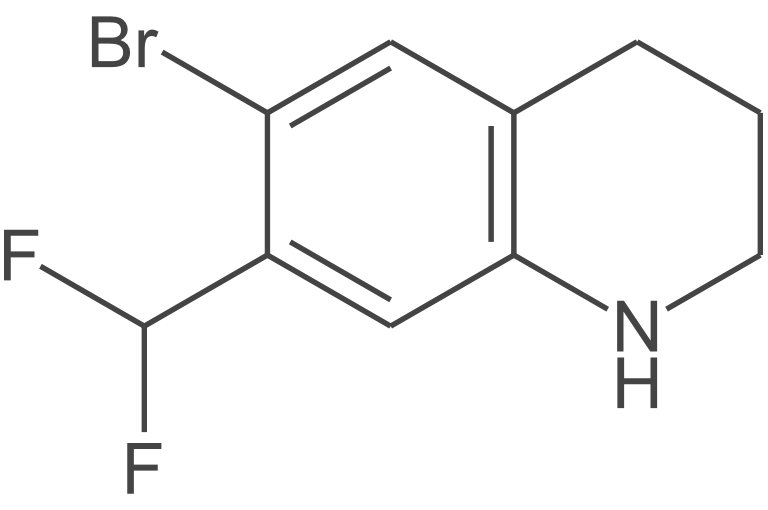 6-溴-7-(二氟甲基)-1,2,3,4-四氢喹啉