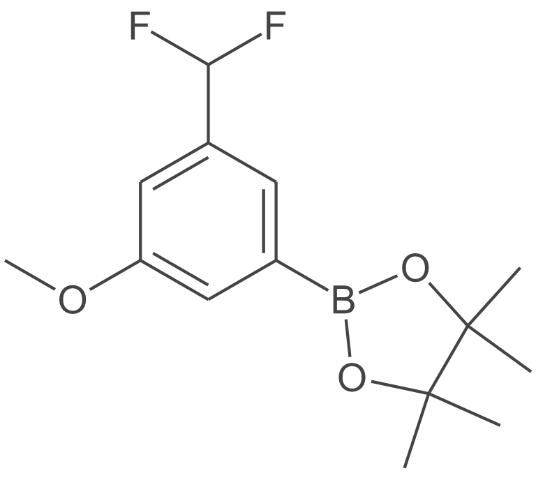 2-(3-(二氟甲基)-5-甲氧基苯基)-4,4,5,5-四甲基-1,3,2-二氧硼杂环戊烷