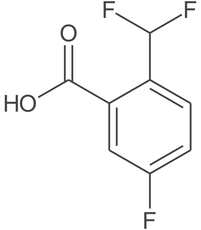 2-(二氟甲基)-5-氟苯甲酸