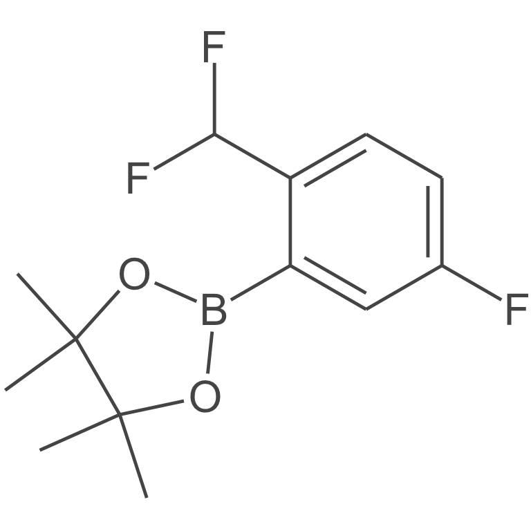 2-(2-(二氟甲基)-5-氟苯基)-4,4,5,5-四甲基-1,3,2-二氧硼烷