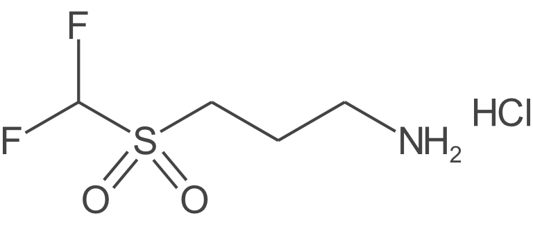 3-((二氟甲基)磺酰基)丙-1-胺盐酸盐