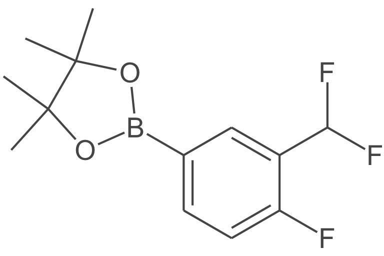 2-(3-(二氟甲基)-4-氟苯基)-4,4,5,5-四甲基-1,3,2-二氧杂硼烷