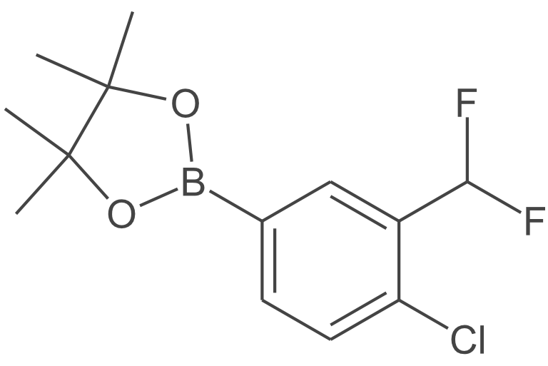 2-(4-氯-3-(二氟甲基)苯基)-4,4,5,5-四甲基-1,3,2-二氧杂硼烷