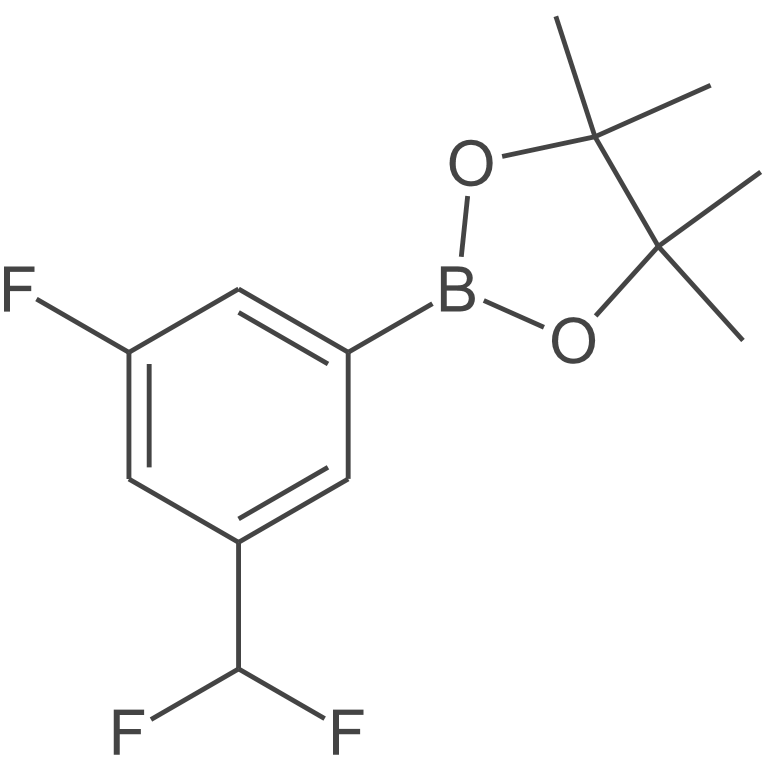 2-(3-(二氟甲基)-5-氟苯基)-4,4,5,5-四甲基-1,3,2-二氧硼烷
