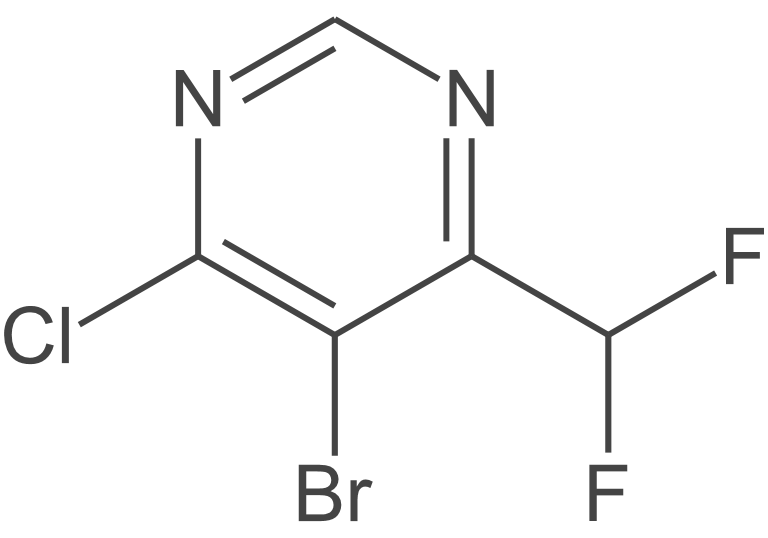 5-溴-4-氯-6-(二氟甲基)嘧啶