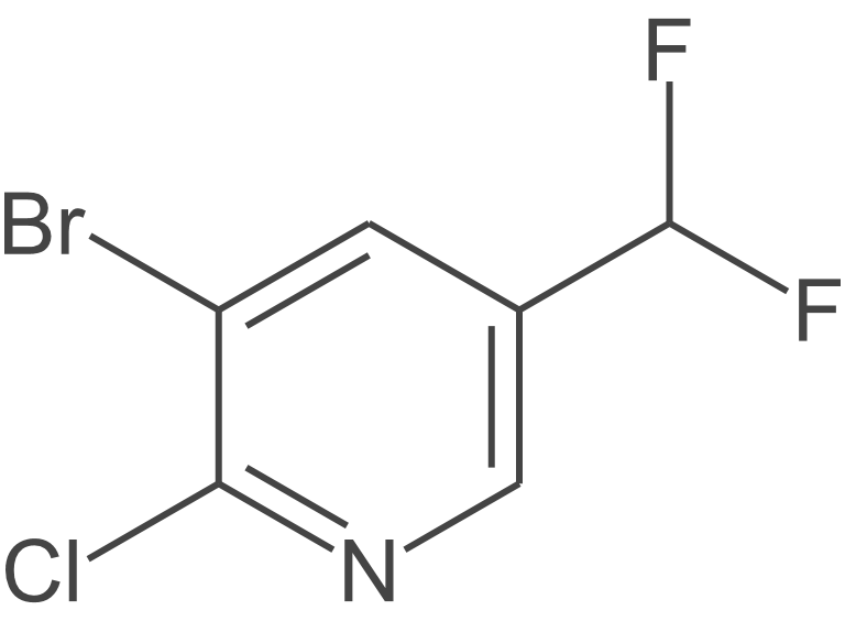 3-溴-2-氯-5-(二氟甲基)吡啶