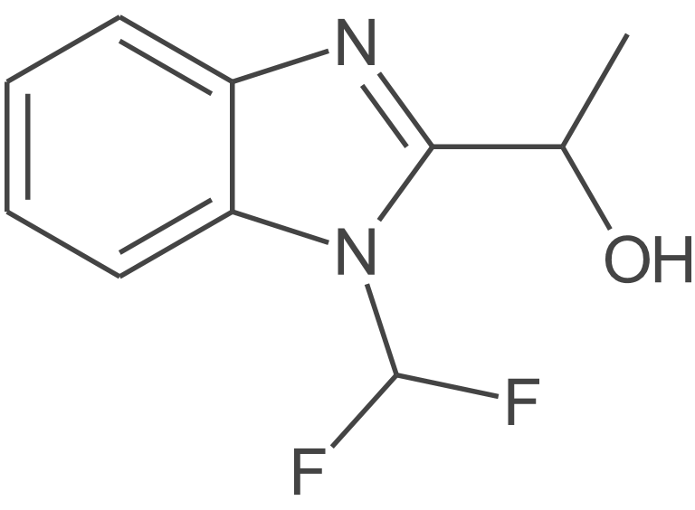 1-[1-(二氟甲基)-1h-1,3-苯并咪唑-2-基]乙烷-1-醇
