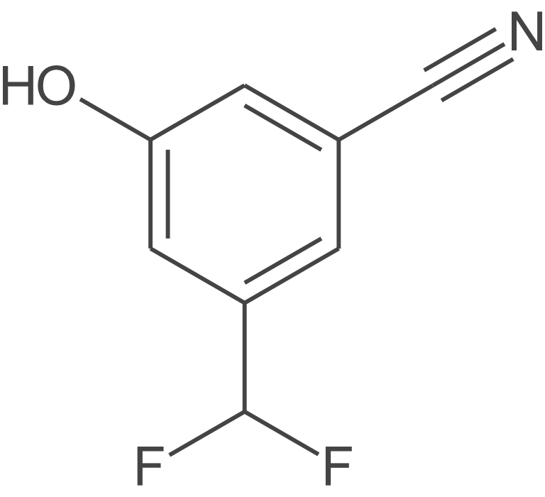 3-(二氟甲基)-5-羟基苄腈