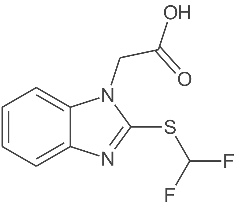 2-{2-[(二氟甲基)硫烷基]-1h-1,3-苯并二唑-1-基}乙酸