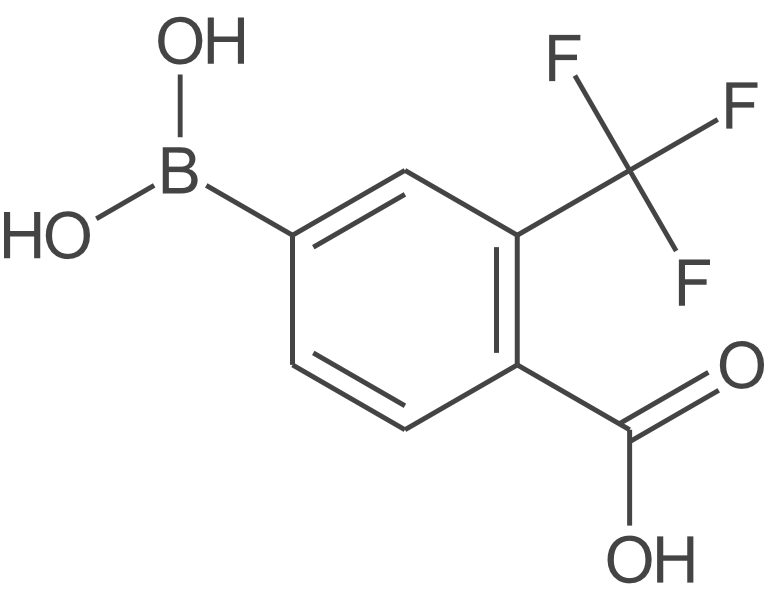 4-二羟基硼-2-(三氟甲基)苯甲酸