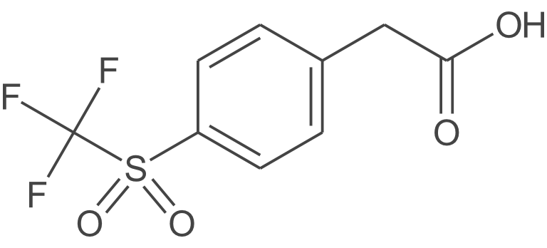 2-(4-((三氟甲基)磺酰基)苯基)乙酸