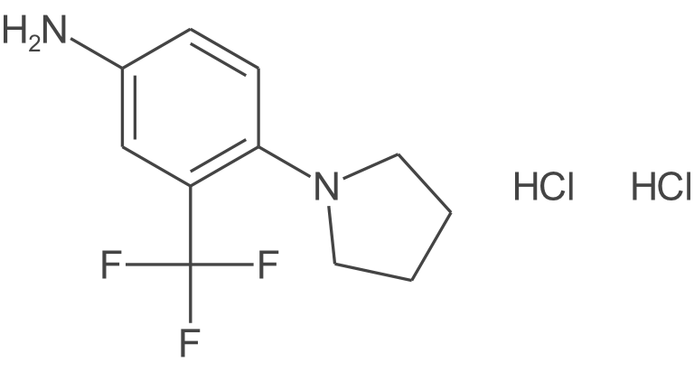 4-(1-吡咯烷)-3-(三氟甲基)苯胺双盐酸盐