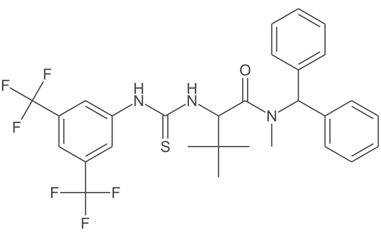 (2S)-2-[[[[3,5-双(三氟甲基)苯基]氨基]硫代甲基]氨基]-N-(二苯基甲基)-N,3,3-三甲基丁酰胺