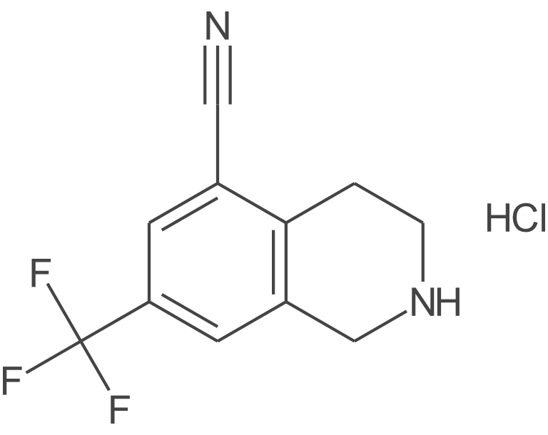 7-(三氟甲基)-1,2,3,4-四氢异喹啉-5-甲腈盐酸盐