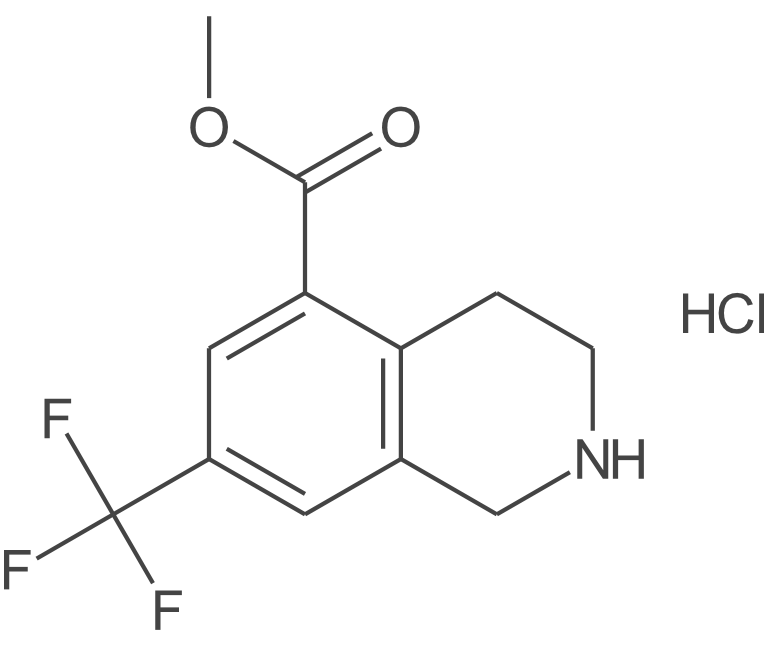 7-(三氟甲基)-1,2,3,4-四氢异喹啉-5-羧酸甲酯盐酸盐