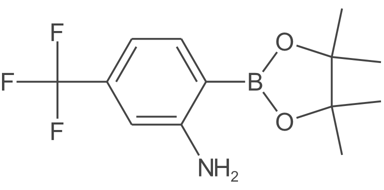 2-(4,4,5,5-四甲基-1,3,2-二氧硼烷-2-基)-5-(三氟甲基)苯胺
