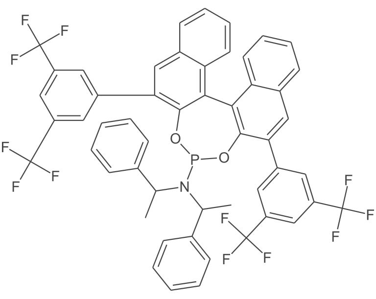 (11bR)-2,6-双[3,5-双(三氟甲基)苯基]-N,N-双[(1R)-1-苯乙基]二萘并[2,1-d:1',2'-f][1,3,2]二氧杂膦-4-胺
