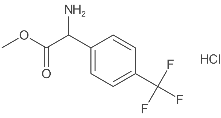 (S)-甲基 2-氨基-2-(4-(三氟甲基)苯基)乙酸盐酸盐