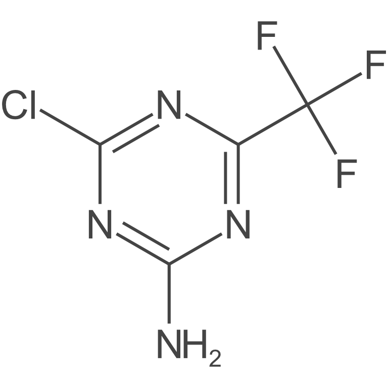 4-氯-6-(三氟甲基)-1,3,5-三嗪-2-胺