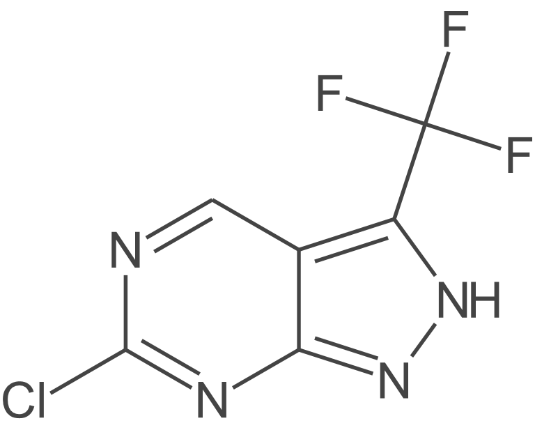 6-氯-3-三氟甲基-1H-吡唑并[3,4-d]嘧啶