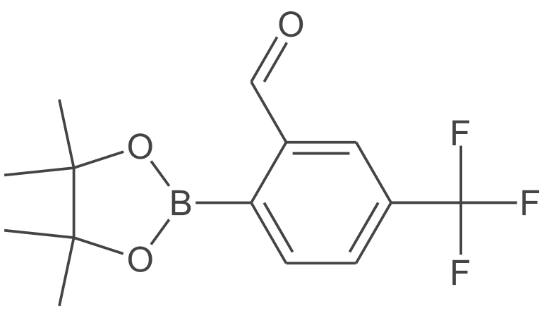 2-(4,4,5,5-四甲基-1,3,2-二氧杂硼烷-2-基)-5-(三氟甲基)苯甲醛