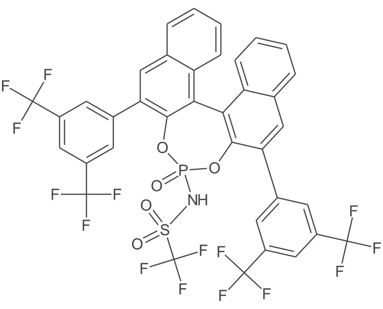 N-[(11bS)-2,6-双[3,5-二三氟甲基苯基]-4-氧-联萘并[2,1-d:1',2'-f][1,3,2]二氧磷杂-4-基]-1,1,1-三氟甲磺酰胺