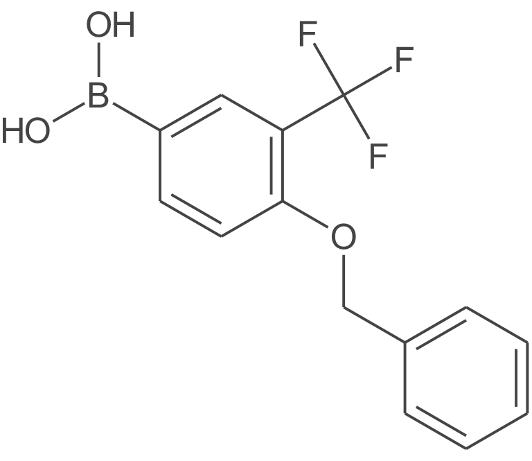 4-苄氧基-3-三氟甲基苯硼酸