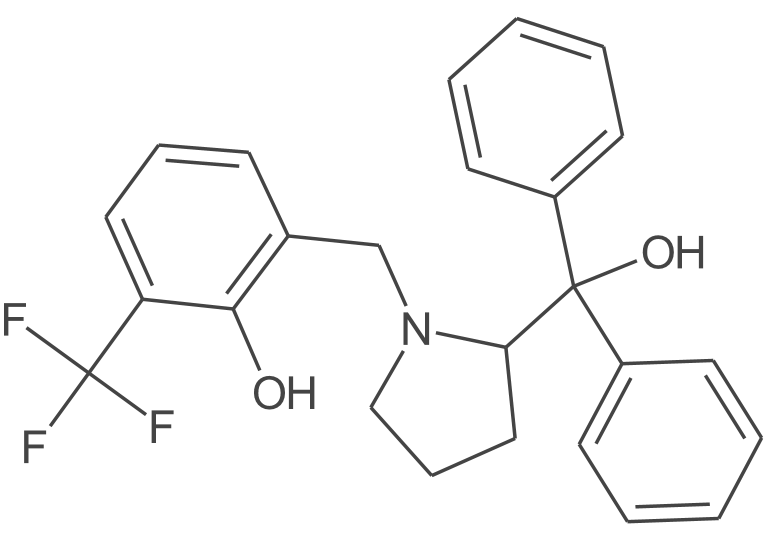 (2S)-1-[[[2-羟基-3-(三氟甲基)苯基]甲基]-α,α-二苯基-2-吡咯烷甲醇