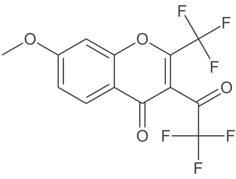 7-甲氧基-3-(2,2,2-三氟乙酰基)-2-(三氟甲基)-4H-甲烯-4-酮