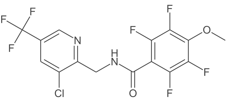 N-((3-氯-5-(三氟甲基)吡啶-2-基)甲基)-2,3,5,6-四氟-4-甲氧基苯甲酰胺