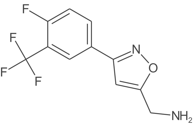 3-[4-氟-3-(三氟甲基)苯基]-5-异噁唑甲胺