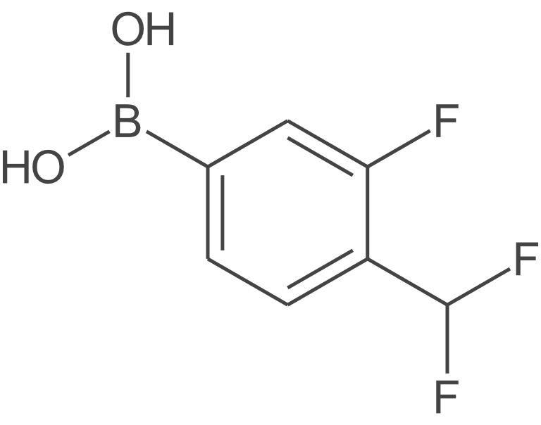 (4-(二氟甲基)-3-氟苯基)硼酸