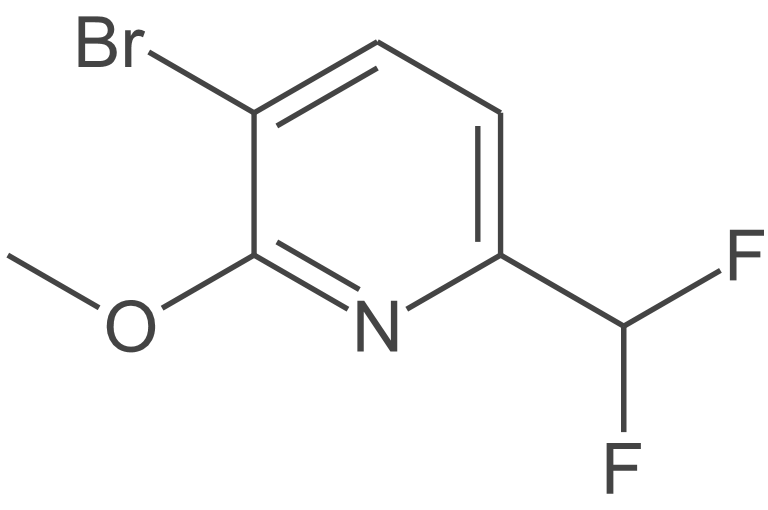 3-溴-6-(二氟甲基)-2-甲氧基吡啶