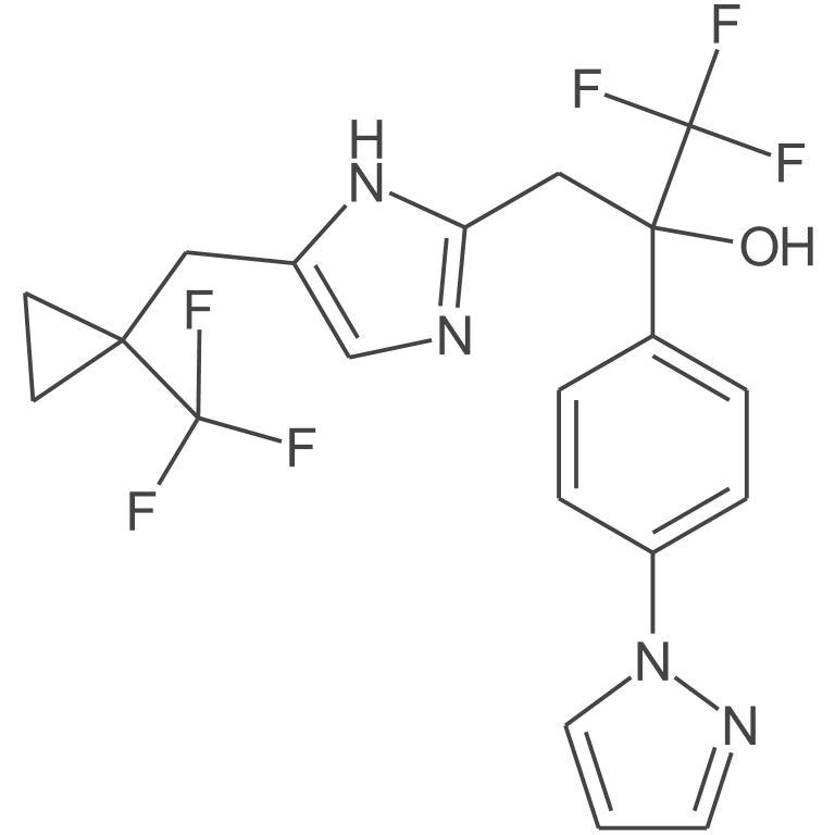 (R)-2-(4-(1H-吡唑-1-基)苯基)-1,1,1-三氟-3-(4-((1-(三氟甲基)环丙基)甲基)-1H-咪唑-2-基)丙-2-醇