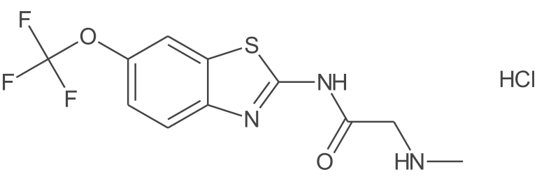 2-(甲胺基)-N-(6-(三氟甲氧基)苯并噻唑-2-基)乙酰胺盐酸盐
