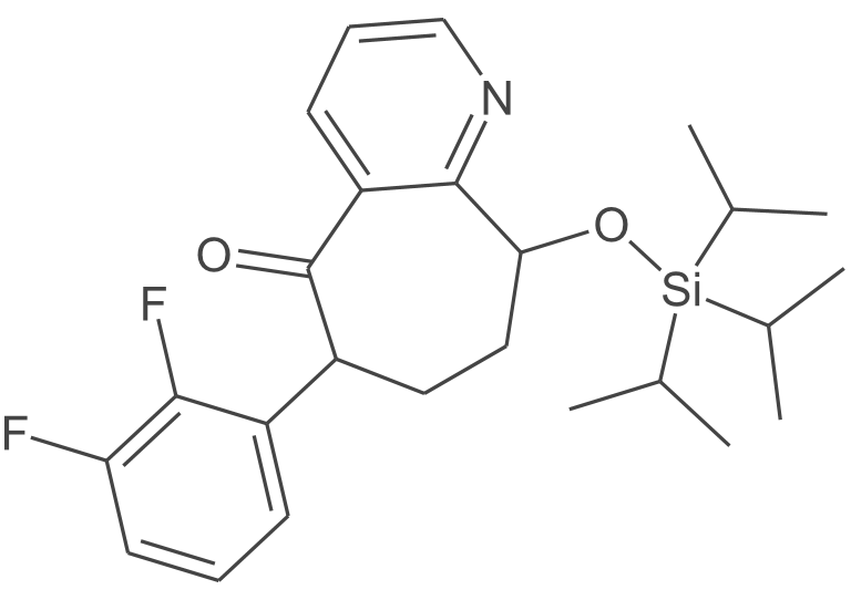 (6S,9R)-6-(2,3-二氟苯基)-6,7,8,9-四氢-9-[[三(1-甲基乙基)甲硅烷基]氧基]-5H-环庚并[b]吡啶-5-酮