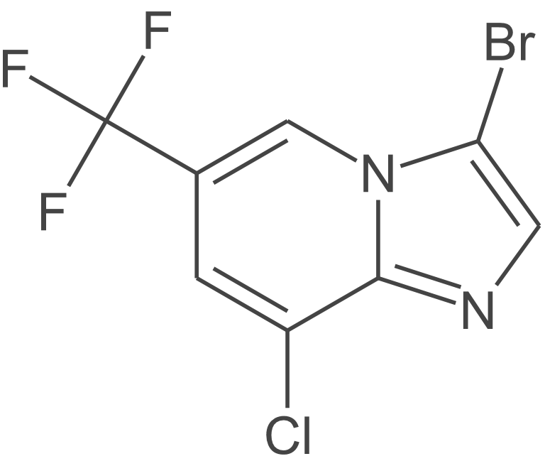 3-溴-8-氯-6-(三氟甲基)咪唑并[1,2-a]吡啶