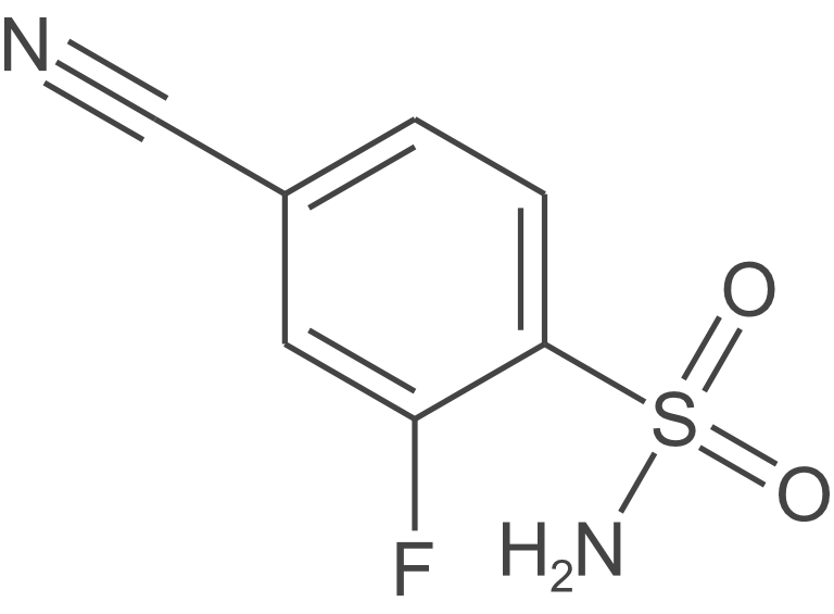 4-氰基-2-氟苯-1-磺酰胺