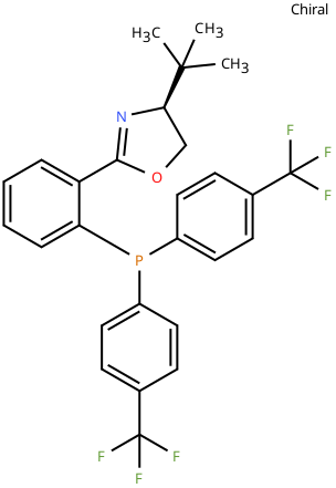 (S)-2-(2-(双(4-(三氟甲基)苯基)膦基)苯基)-4-(叔丁基)-4,5-二氢噁唑