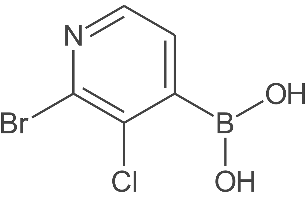 2-溴-3-氯吡啶-4-硼酸