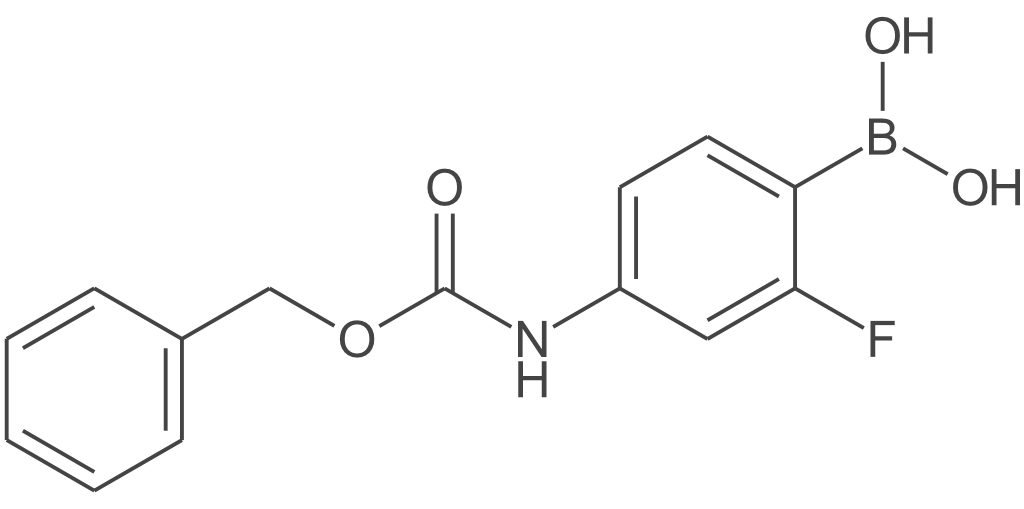 4-(苄氧羰基氨基)-2-氟苯硼酸