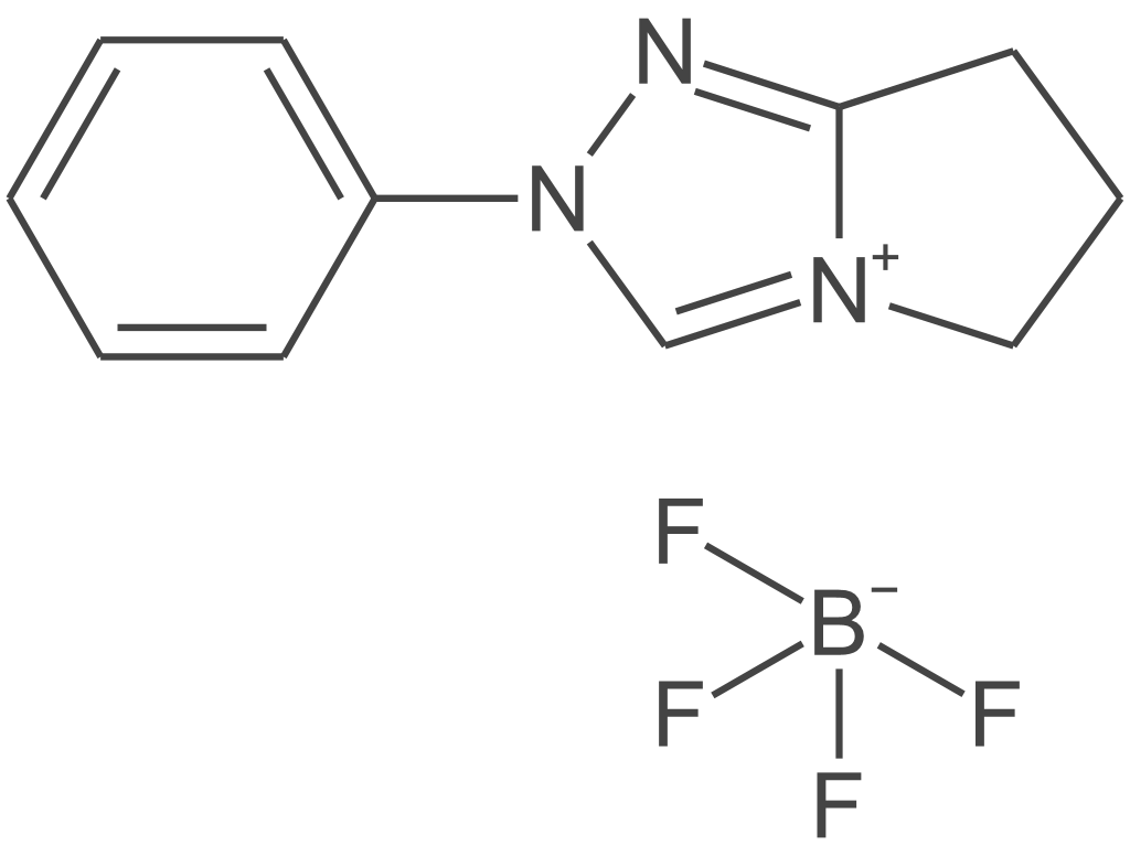 6,7-二氢-2-苯基-5H-吡咯并[2,1-c]-1,2,4-三唑鎓四氟硼酸盐