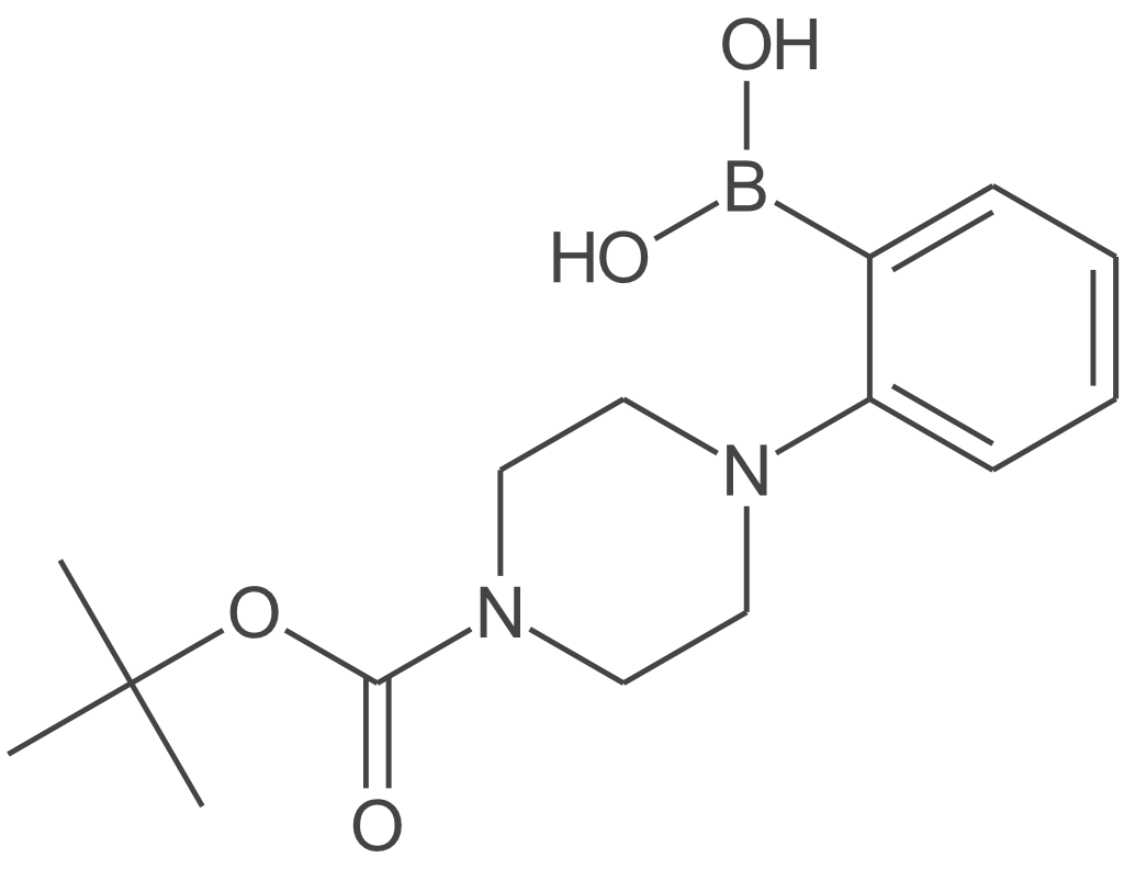 2-[4-(叔丁氧基羰基)哌嗪-1-基]苯基硼酸