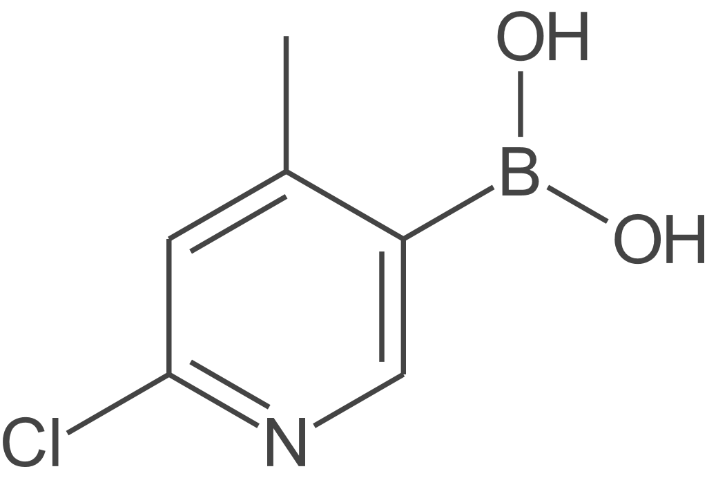2-氯-4-甲基吡啶-5-硼酸