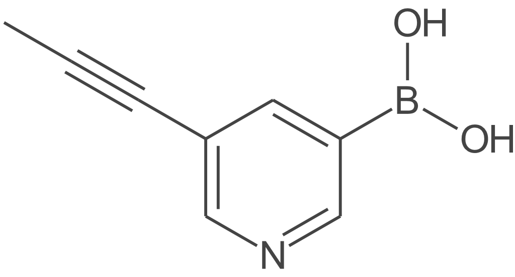 (5-丙-1-炔基吡啶-3-基)硼酸