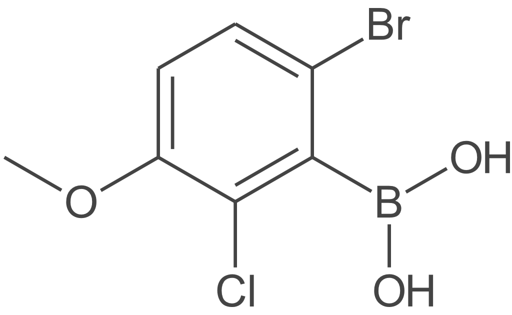 6-溴-2-氯-3-甲氧基苯硼酸