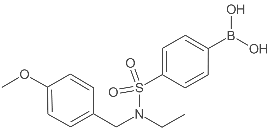 (4-(N-乙基-N-(4-甲氧基苄基)氨磺酰基)苯基)硼酸