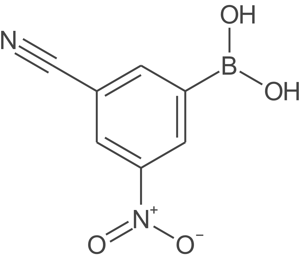 (3-氰基-5-硝基苯基)硼酸